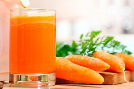 Nước ép cà rốt trị giun nhỏ