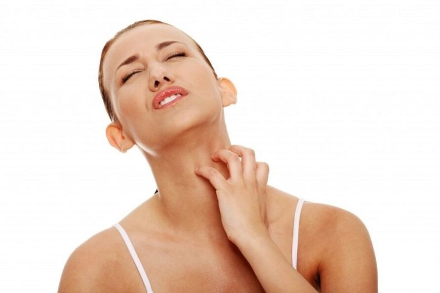 ngứa da là triệu chứng của sự hiện diện của ký sinh trùng